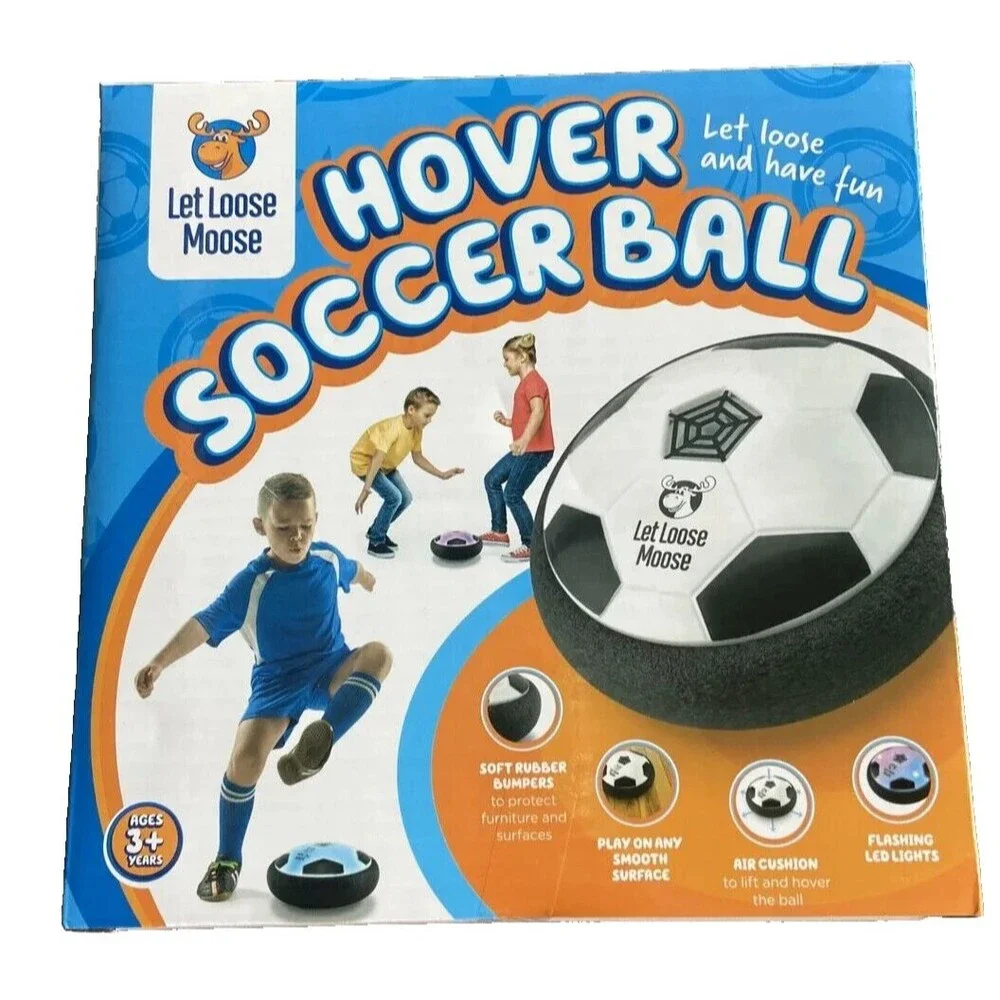 Let Loose Moose Hover Soccer Ball Hovering Kids Toy Cushioned Floating 101 NEW